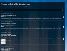 Tablet Screenshot of econometricsbysimulation.com